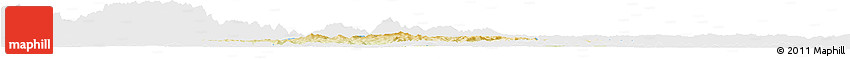 Physical Horizon Map of Zitong, single color outside