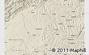 Shaded Relief Map of Zitong