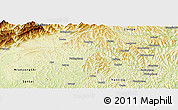 Physical Panoramic Map of Zitong