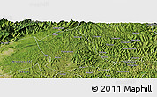 Satellite Panoramic Map of Zitong