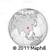 Outline Map of Ziyang