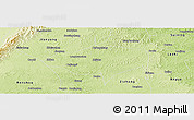 Physical Panoramic Map of Ziyang