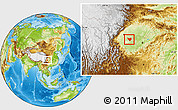 Physical Location Map of Zizhong