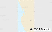 Classic Style Simple Map of Gaoxiong Shi, single color outside