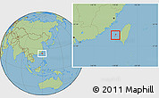 Savanna Style Location Map of Penghu