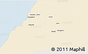 Classic Style 3D Map of Xinzhu, single color outside