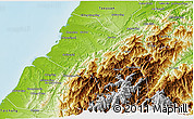 Physical 3D Map of Xinzhu