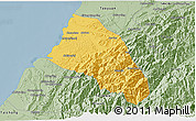 Savanna Style 3D Map of Xinzhu