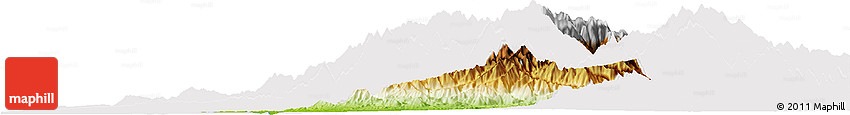 Physical Horizon Map of Xinzhu, cropped outside