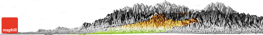 Physical Horizon Map of Xinzhu, desaturated