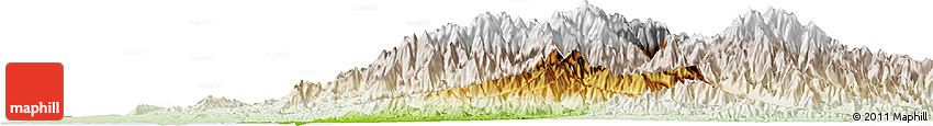 Physical Horizon Map of Xinzhu, lighten
