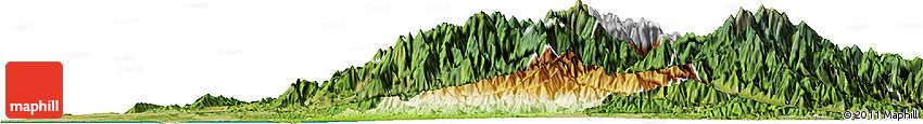 Physical Horizon Map of Xinzhu, satellite outside