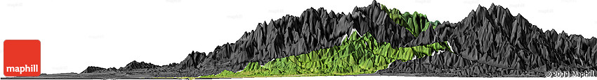 Satellite Horizon Map of Xinzhu, darken, desaturated