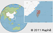 Savanna Style Location Map of Xinzhu, highlighted country, highlighted parent region