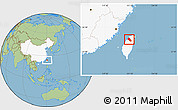 Savanna Style Location Map of Xinzhu, highlighted country