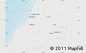 Physical Map of Xinzhu, single color outside