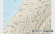 Shaded Relief Map of Xinzhu