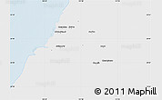 Silver Style Map of Xinzhu, single color outside