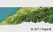 Satellite Panoramic Map of Xinzhu