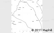 Blank Simple Map of Xinzhu