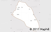 Classic Style Simple Map of Xinzhu, cropped outside