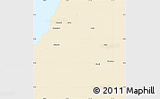 Classic Style Simple Map of Xinzhu, single color outside