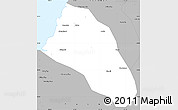 Gray Simple Map of Xinzhu
