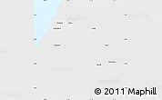 Political Simple Map of Xinzhu, single color outside