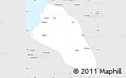 Silver Style Simple Map of Xinzhu