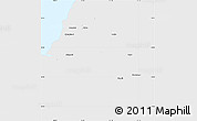 Silver Style Simple Map of Xinzhu, single color outside