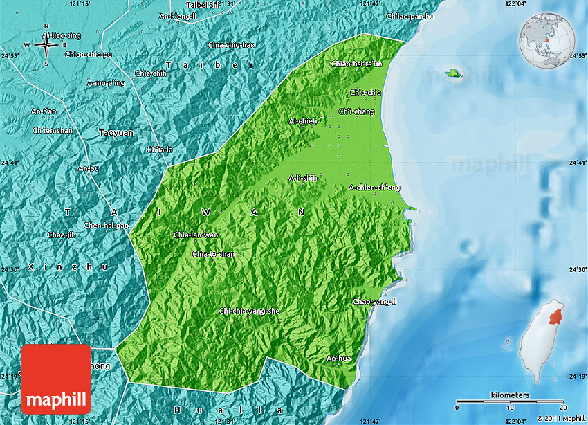 Political Map of Yilan