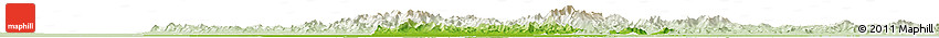 Physical Horizon Map of Tianjin, lighten