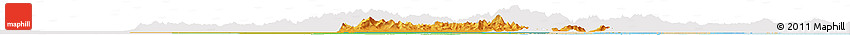 Political Horizon Map of Tianjin, single color outside Political Horizon Map of Tianjin, single color outside