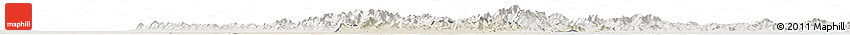 Shaded Relief Horizon Map of Tianjin, lighten Shaded Relief Horizon Map of Tianjin, lighten