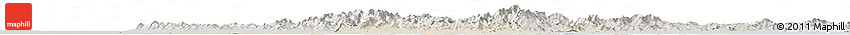 Shaded Relief Horizon Map of Tianjin, semi-desaturated Shaded Relief Horizon Map of Tianjin, semi-desaturated
