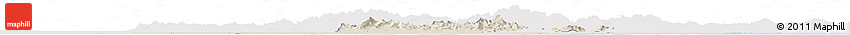 Shaded Relief Horizon Map of Tianjin, single color outside Shaded Relief Horizon Map of Tianjin, single color outside