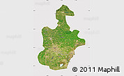 Satellite Map of Tianjin, cropped outside