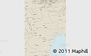 Shaded Relief Map of Tianjin