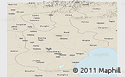 Shaded Relief Panoramic Map of Tianjin