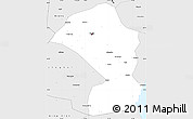 Silver Style Simple Map of Tianjin Shiqu