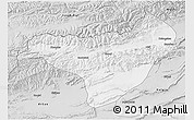 Silver Style 3D Map of Akqi