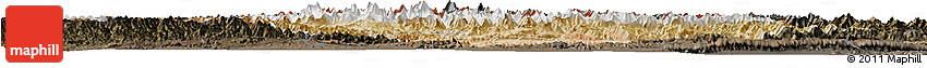 Satellite Horizon Map of Akqi, darken