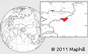 Blank Location Map of Akqi