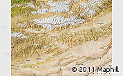 Satellite Map of Akqi