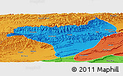 Political Panoramic Map of Akqi