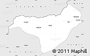 Silver Style Simple Map of Akqi