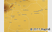Physical 3D Map of Aksu