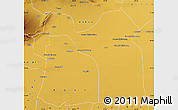 Physical Map of Aksu