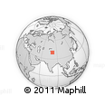 Outline Map of Aksu