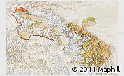 Satellite 3D Map of Akto, lighten